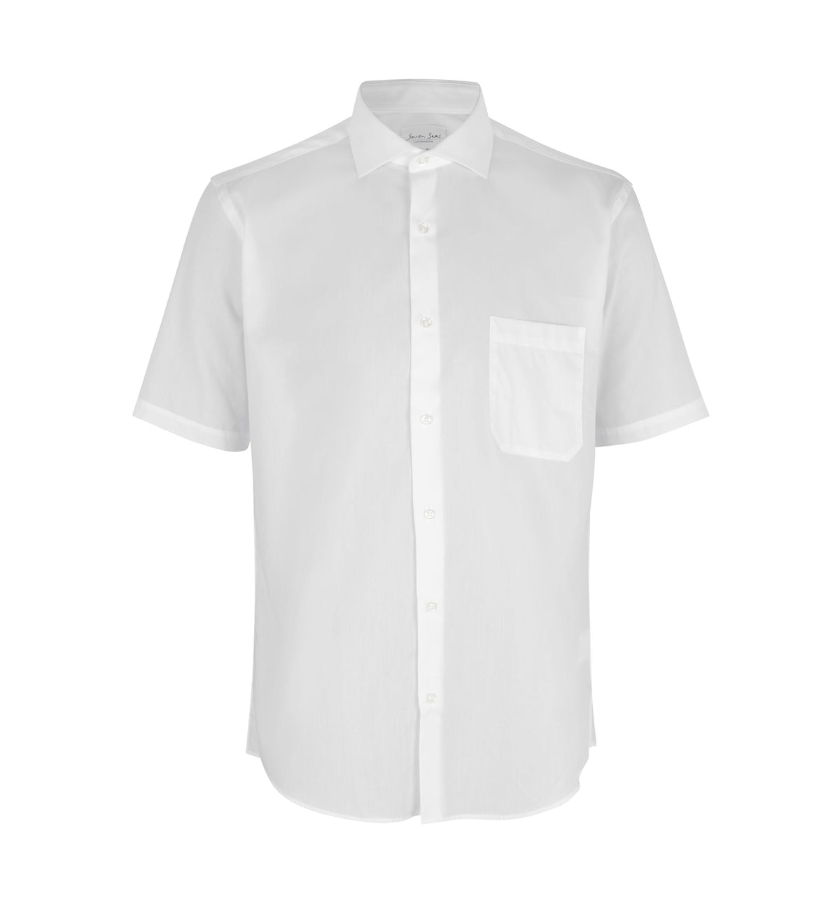 ID SEVEN SEAS Poplin | modern | s/s - Hvid [C-001] / S