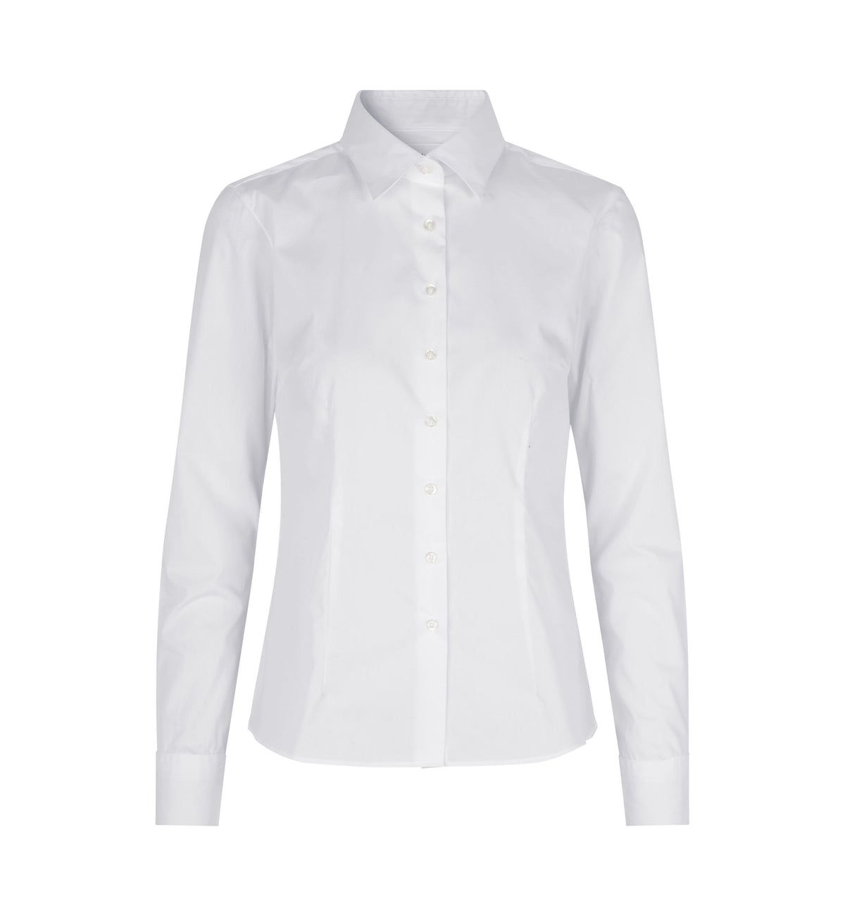 ID SEVEN SEAS Poplin | modern | dame - Hvid [C-001] / S