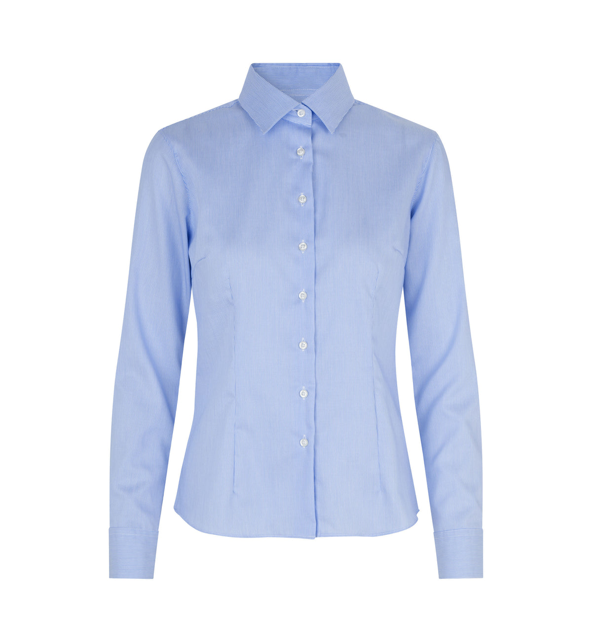 ID SEVEN SEAS Fine Twill California | modern | dame - Lys blå [C-700] / S